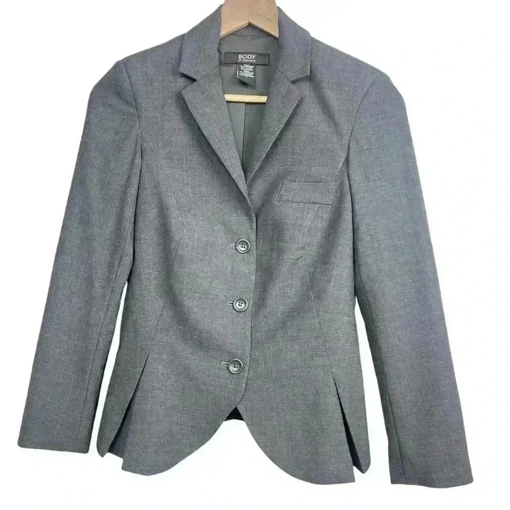 Body By Victoria Gray Blazer | Size 4
